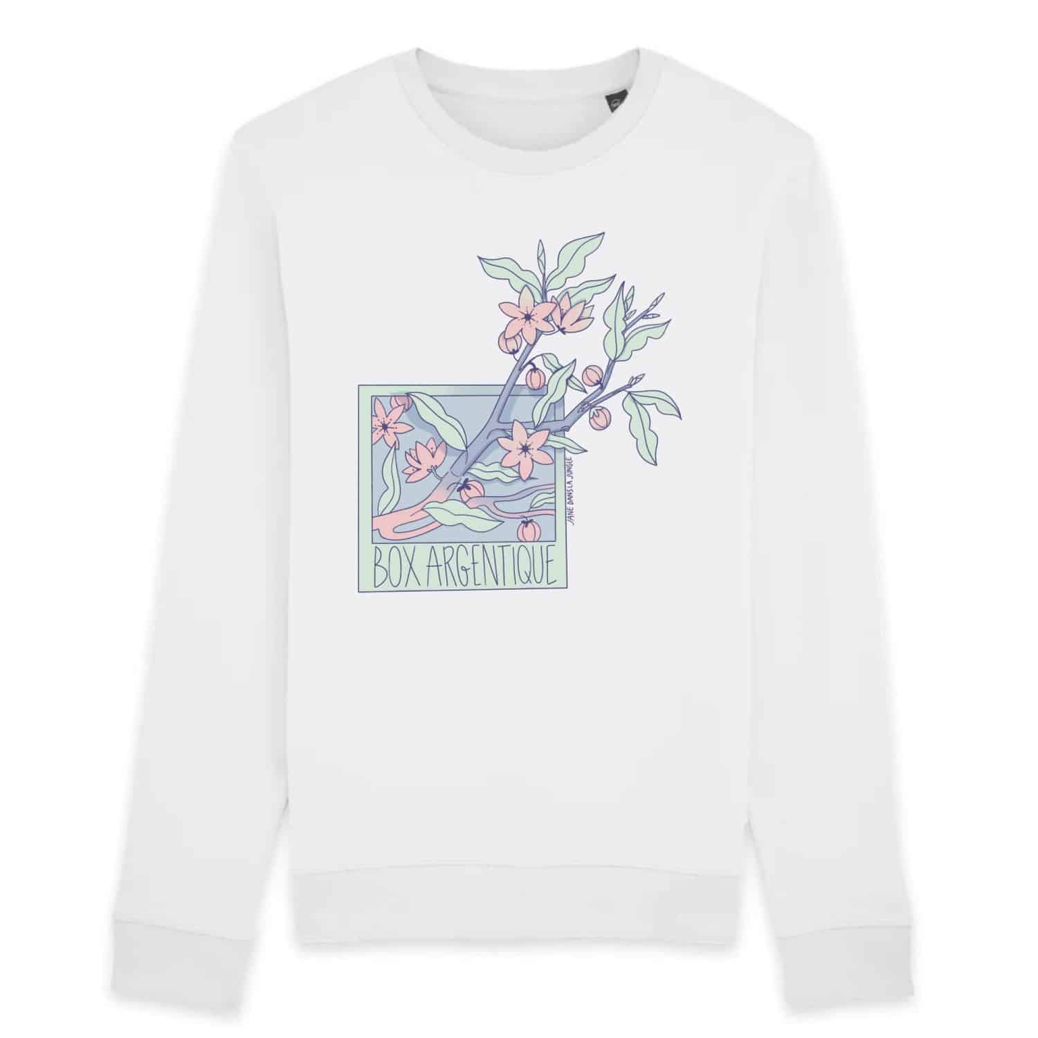 Sweat-Shirt Unisexe Flower Pola